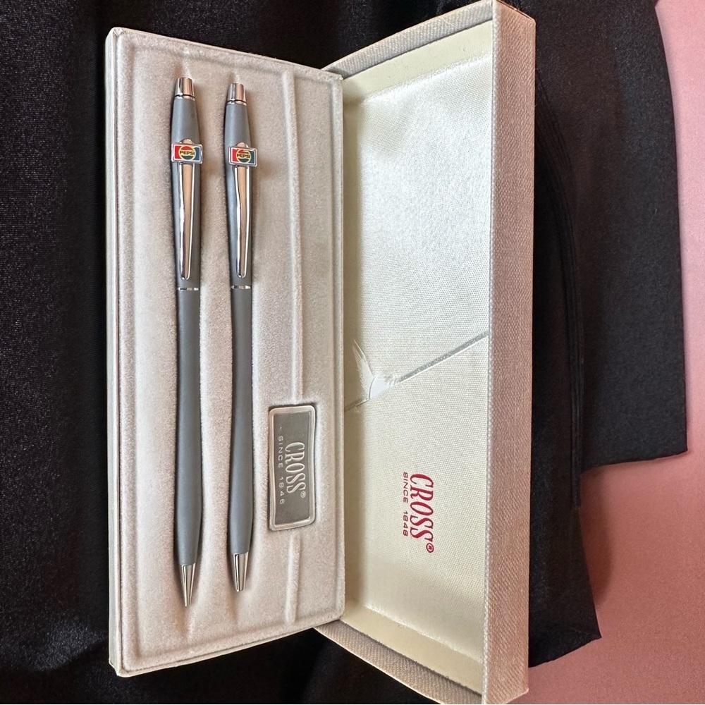 Collectible Vintage Pepsi Ink Pen and Pencil make by Cross
